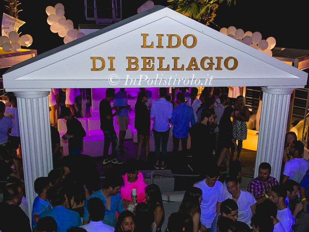 lido bellagio allestimento colonne