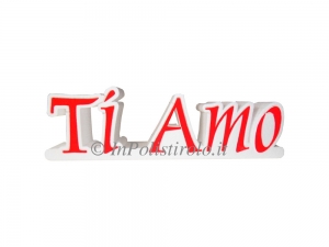 ti amo 3d inpolsitirolo